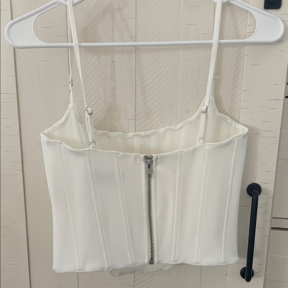 White Fox White Corset Top - Picture 3 of 5